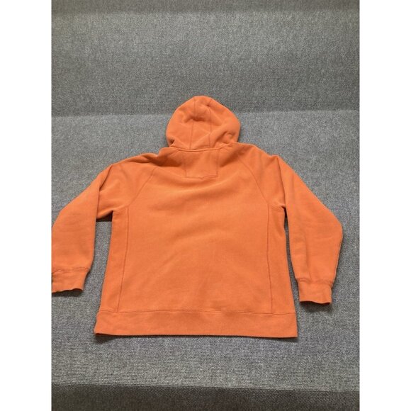 Eddie Bauer Hoodie Men’s Size Large Orange Long Sleeve Pullover - Picture 10 of 11